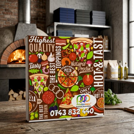 CUTIE DE PIZZA PERSONALIZATA MODEL 1