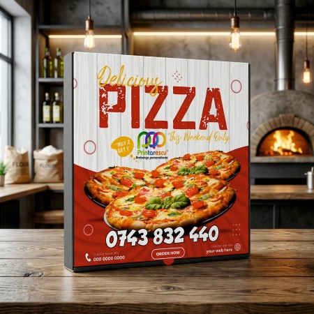 CUTIE DE PIZZA PERSONALIZATA 32X32X3,5 cm