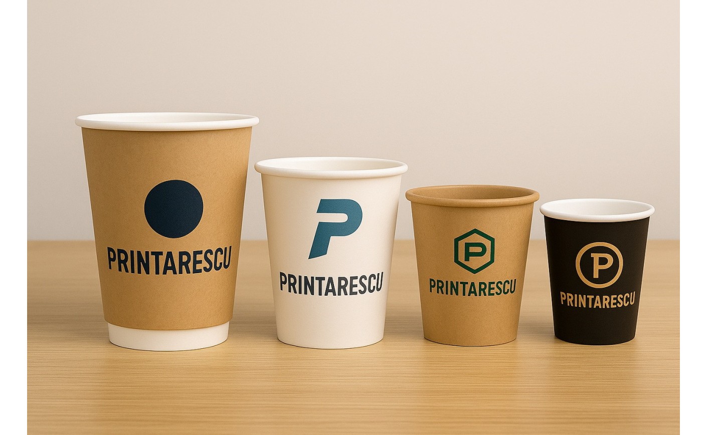 Pahare de carton personalizate – imaginea care se servește odată cu fiecare cafea